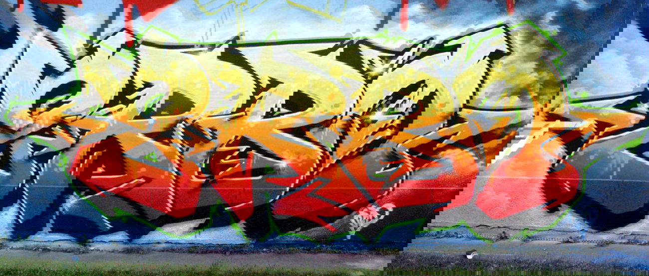 Graffiti Wall in Tarnow - Photo by TURBO - DRIPSHOP, JAM (2014)