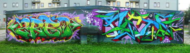 Graffiti Wall in Nowy Sacz - Photo by TURBO - TURBO.REIN (2014)