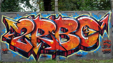 Graffiti Wall in Wroclaw - Photo by TURBO (2014)