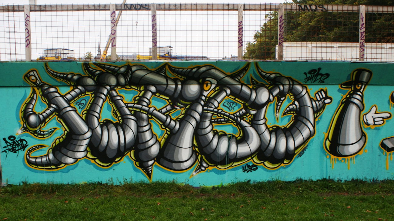 Graffiti Wall in Copenhaga - Photo by TURBO - turbo (2015)