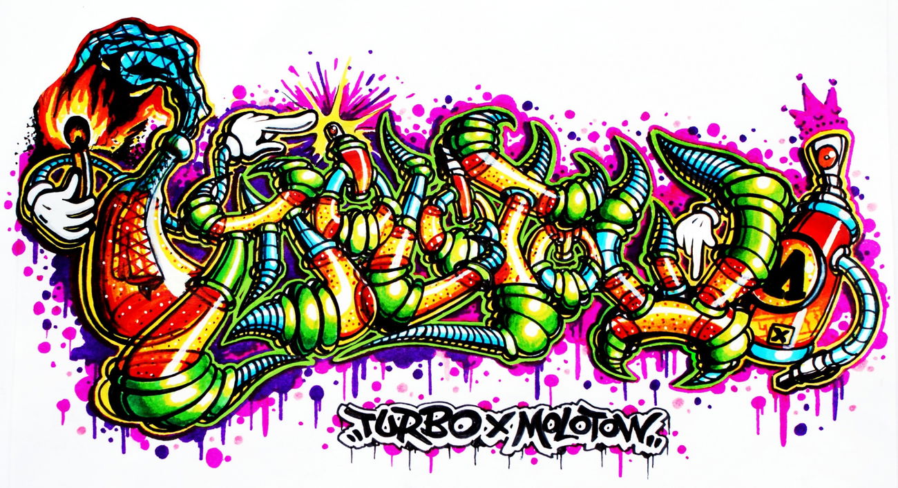 Graffiti Photo by TURBO - turbo, ospa (2015)