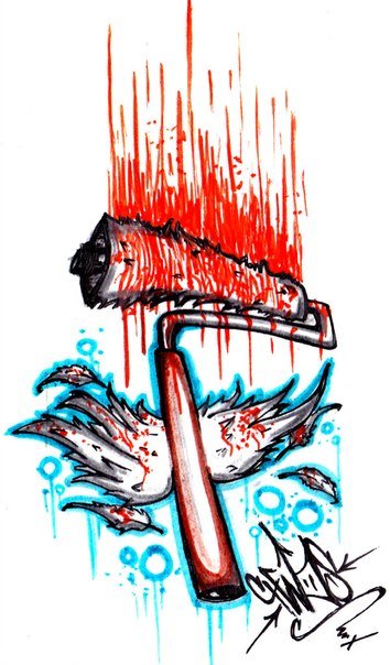 Graffiti Sketch - Photo by TWOS - TWOS