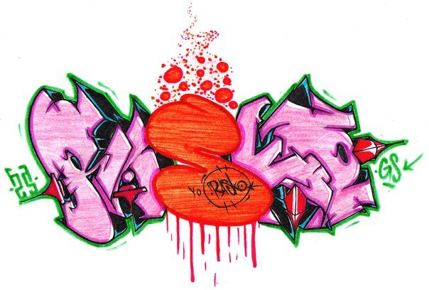 Graffiti Sketch - Photo by TWOS