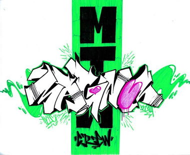 Graffiti Sketch - Photo by TWOS - MTWcrew