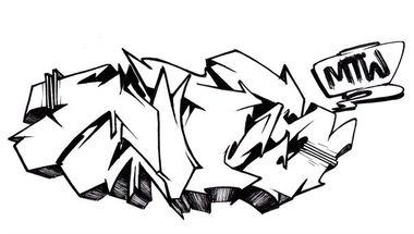 Graffiti Sketch - Photo by TWOS