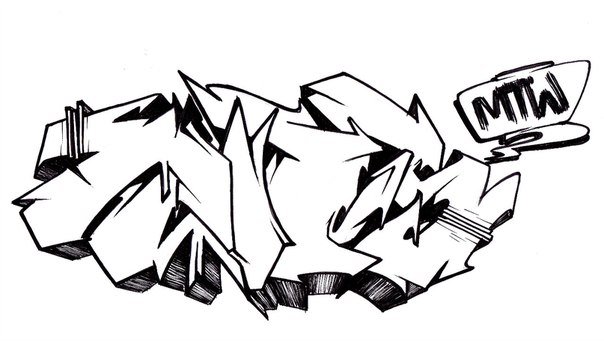 Graffiti Sketch - Photo by TWOS