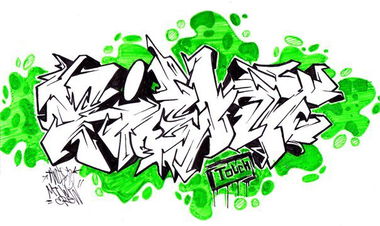Graffiti Sketch - Photo by TWOS
