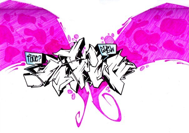 Graffiti Sketch - Photo by TWOS