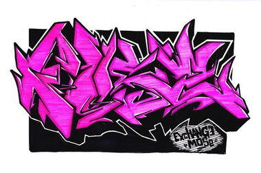 Graffiti Sketch - Photo by TWOS - ExChange, "MOS2"