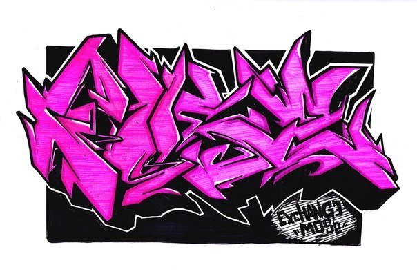 Graffiti Sketch - Photo by TWOS - ExChange, "MOS2"
