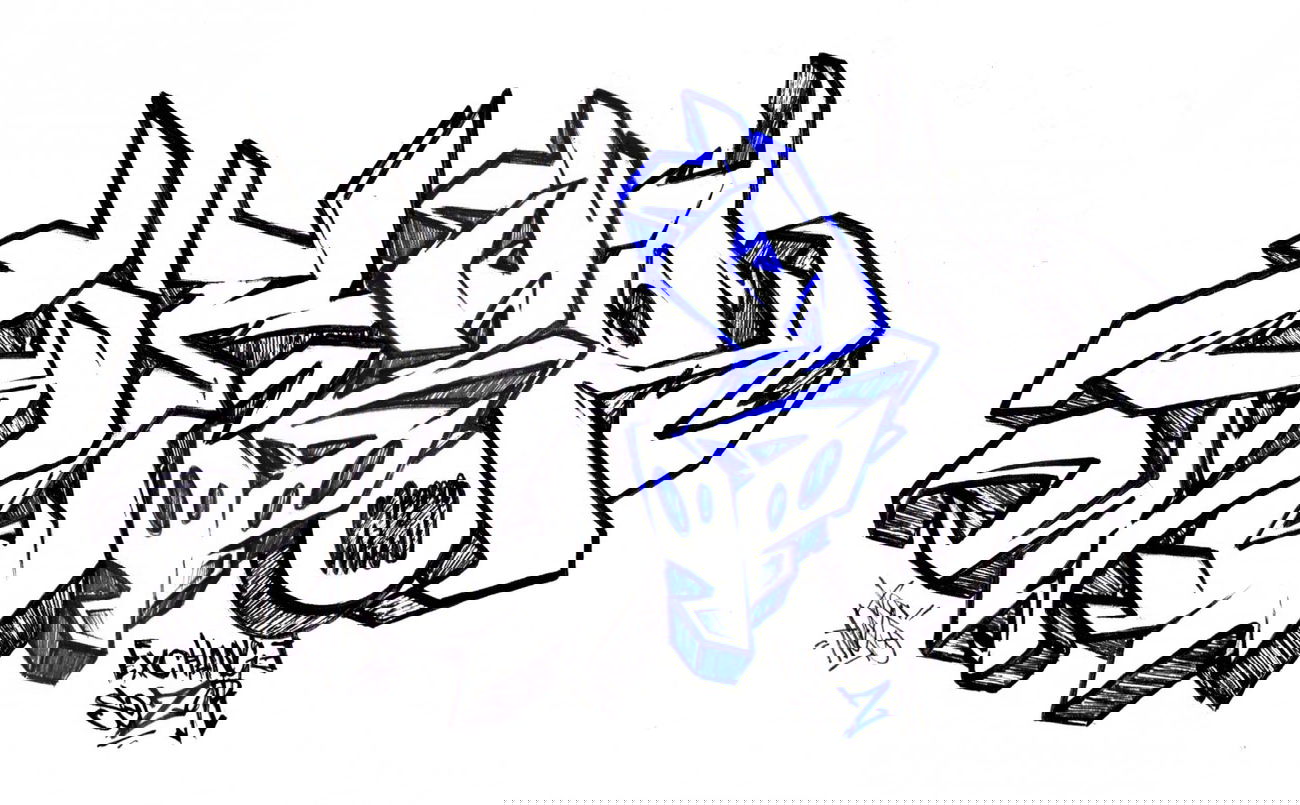 Graffiti Sketch - Photo by TWOS - TWOS