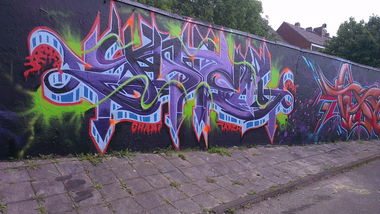 Graffiti Wall in Bremerhaven - Photo by Tadem - Tadem, Bremerhaven (2013)