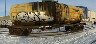 Graffiti Train - Photo by Taemletterz - taem, koge, taemletterz (2014)