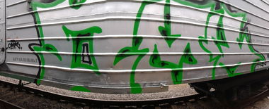 Graffiti Train - Photo by Taemletterz - taem, taemletterz, omk (2014)