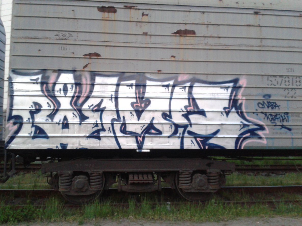 Graffiti Train - Photo by Taemletterz