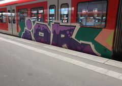 Graffiti Train - Photo by TagHagel - ior, iors (2017)