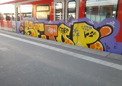 Graffiti Wall - Photo by TagHagel - setop, hub, weise (2017)