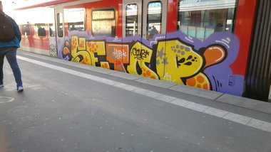 Graffiti Wall - Photo by TagHagel - setop, hub, weise (2017)