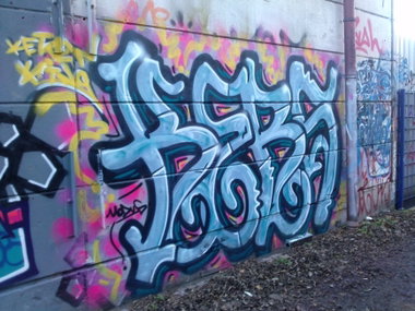 Graffiti Wall - Photo by TagHagel - Modus, Kers, Essen (2015)