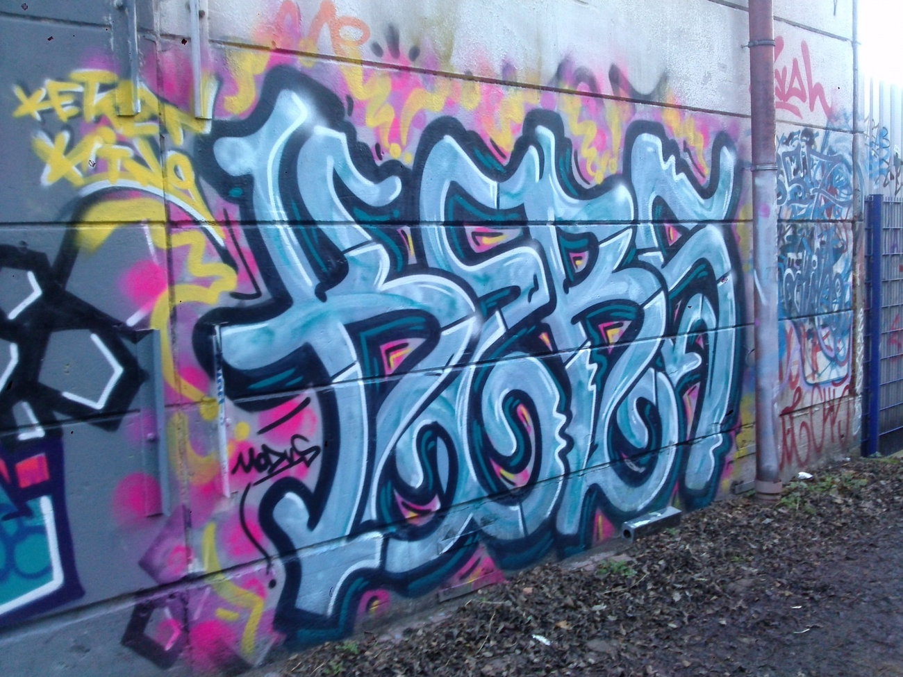Graffiti Wall - Photo by TagHagel - Modus, Kers, Essen (2015)