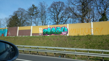 Graffiti Wall - Photo by TagHagel - Nabu, Loco, Köln (2016)