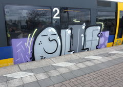 Graffiti Train - Photo by TagHagel - Olle (2017)