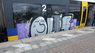Graffiti Train - Photo by TagHagel - Olle (2017)