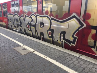 Graffiti Train - Photo by TagHagel - Rexirt, Köln, Cologne (2017)
