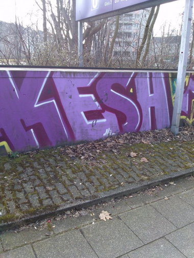 Graffiti Bombing - Photo by TagHagel - Kesh, Essen