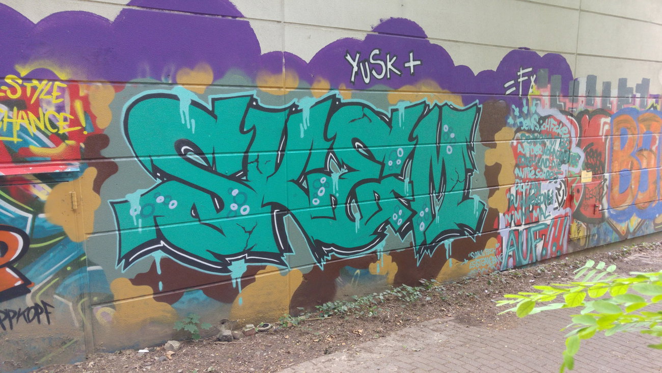 Graffiti Wall - Photo by TagHagel - Skem, sodr, essen (2017)