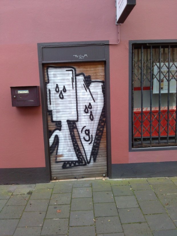 Graffiti Bombing in Essen - Photo by TagHagel - TV, CVA, Essen (2014)