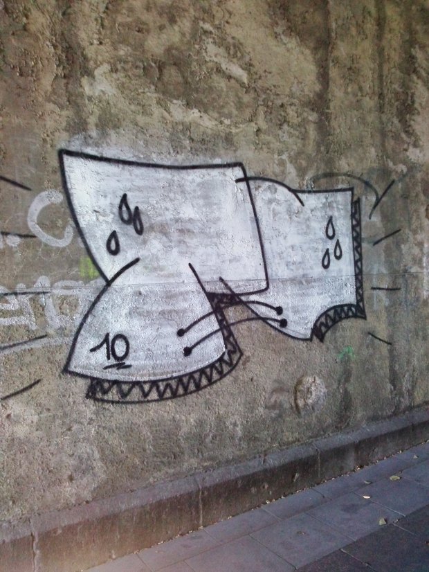 Graffiti Bombing - Photo by TagHagel - TV, TVS, Essen (2014)