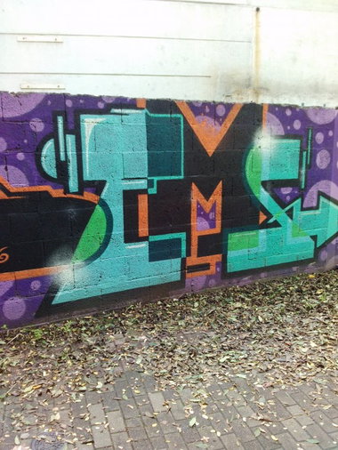 Graffiti Wall in Essen - Photo by TagHagel - EMS, Essen (2014)
