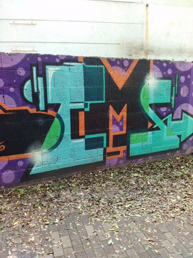 Graffiti Wall in Essen - Photo by TagHagel - EMS, Essen (2014)