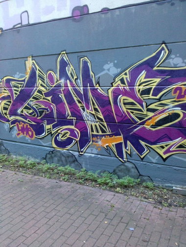 Graffiti Wall in Essen - Photo by TagHagel - Lime, Essen (2014)