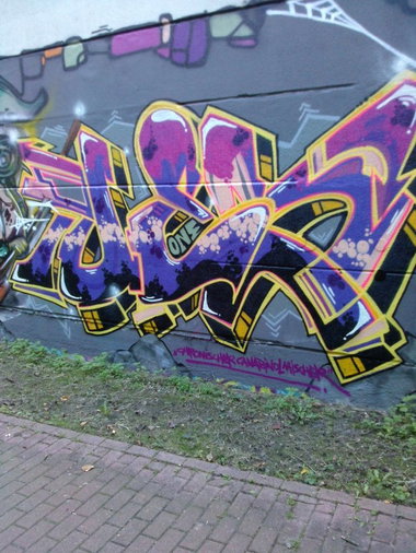 Graffiti Wall in Essen - Photo by TagHagel - Essen, Yes, one (2014)