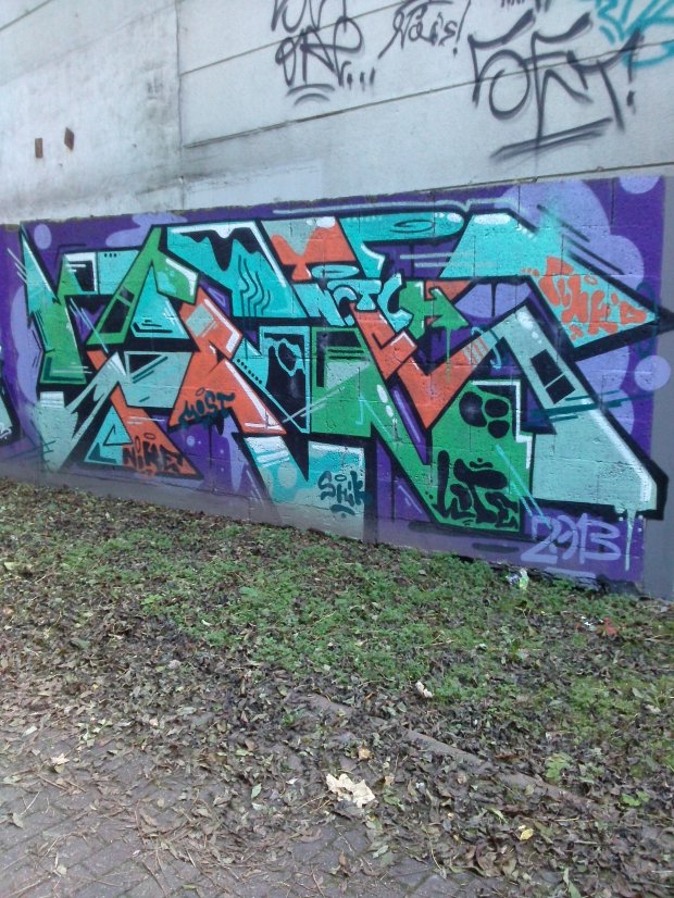 Graffiti in Essen - Photo by TagHagel - Shik, Most, Nike (2013)