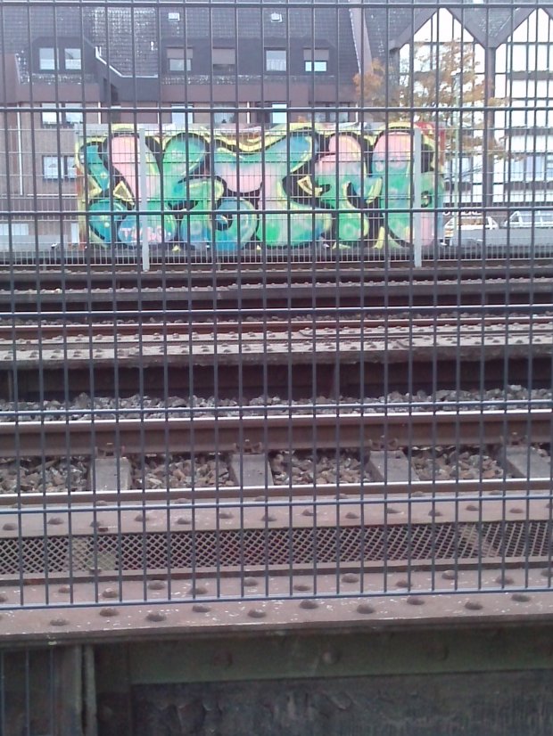 Graffiti Bombing in Essen - Photo by TagHagel - KTM, Essen (2014)