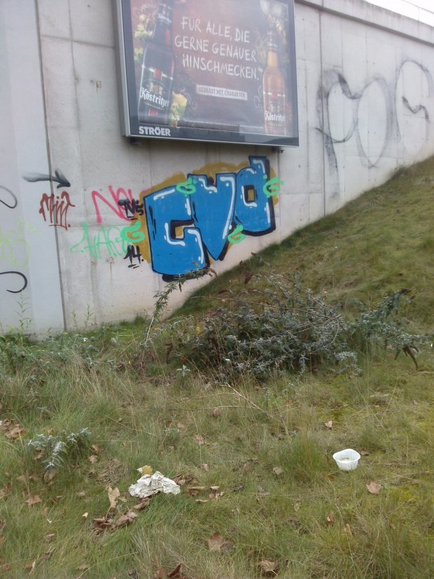 Graffiti Wall in Essen - Photo by TagHagel - CVA, Tv, TVS (2014)