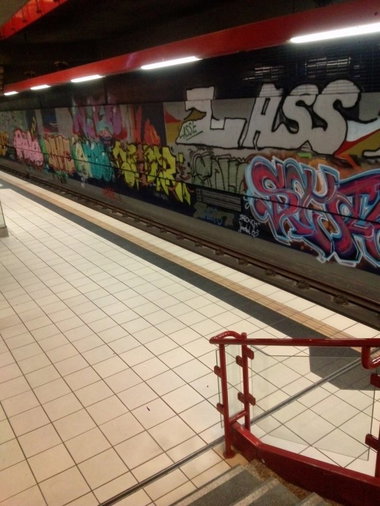 Graffiti Bombing - Photo by TagHagel - Köln, Cologne