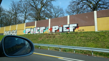 Graffiti Wall - Photo by TagHagel - PIEF, Krice, Köln (2016)