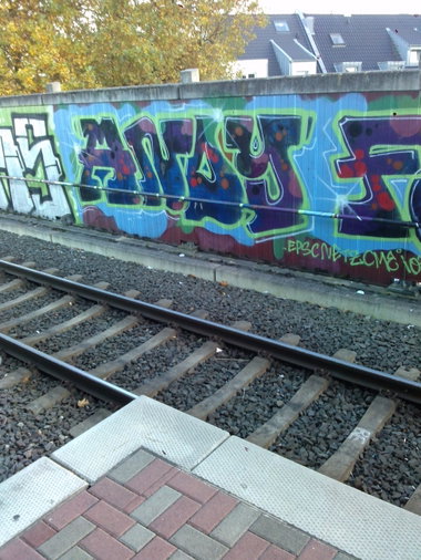 Graffiti Wall - Photo by TagHagel - ANDY, FELD, Cologne (2015)