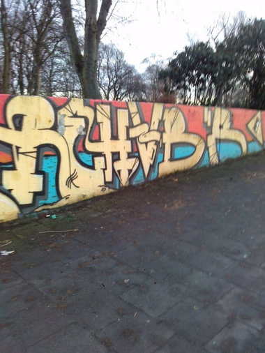 Graffiti Wall - Photo by TagHagel - Köln, Cologne, Rehab