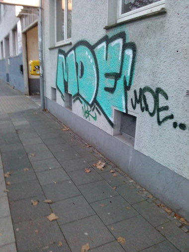 Graffiti Bombing - Photo by TagHagel - MDE, Köln, Cologne