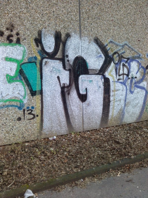 Graffiti Bombing - Photo by TagHagel - iG, Essen (2013)