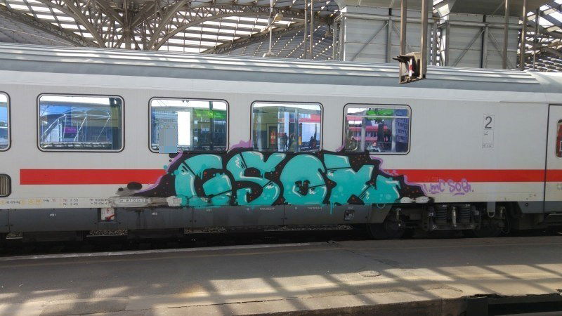 Graffiti Train - Photo by TagHagel - Gsox, Gesocks, Gesox (2017)