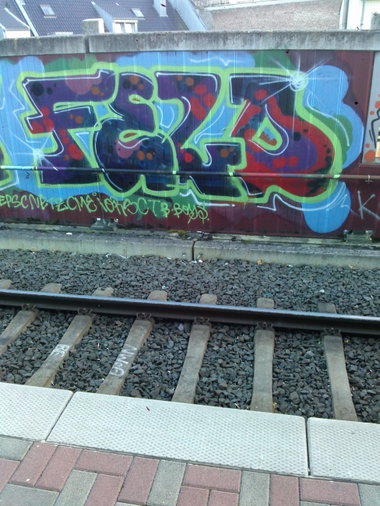 Graffiti Wall - Photo by TagHagel - ANDY, FELD, Cologne (2015)