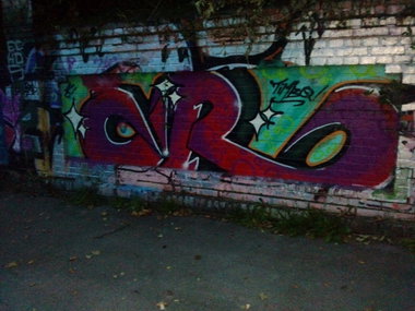 Graffiti Wall - Photo by TagHagel - cr, timbo, essen (2016)