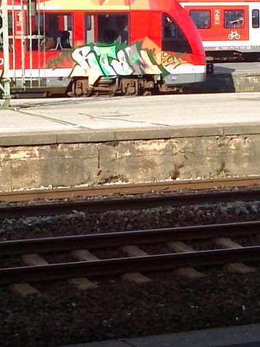 Graffiti Train - Photo by TagHagel - bton, köln, cologne (2016)