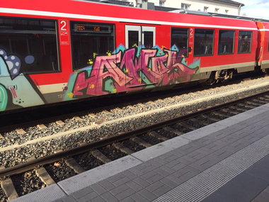 Graffiti Wall - Photo by TagHagel - Akos, Awos, ? (2017)